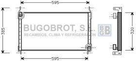 Condensador 62-FT5173 - CONDENSADOR FIAT BRAVA/BRAVO/MAREA