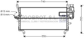 Condensador 62-FT5178 - CONDENSADOR 85 ( MPI )/90 ( MPI ) FIAT PUNTO I