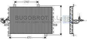 Condensador 62-FT5192 - CONDENSADOR R 134 PETROL FIAT TEMPRA/TIPO