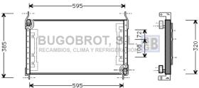 Condensador 62-FT5194 - CONDENSADOR 1.6 I - 16V./1.6 I - 16V. LPG/BIPOWER FIAT MULTI