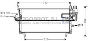 Condensador 62-FT5216 - CONDENSADOR 1.2 I - 16V. LANCIA Y