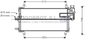 Condensador 62-FT5217 - CONDENSADOR 55 ( SPI )/75 ( MPI )/90 ( MPI ) FIAT PUNTO I