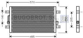 Condensador 62-FT5240 - CONDENSADOR 1.2 I - 8V. FIAT PALIO