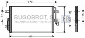 Condensador 62-FT5245 - CONDENSADOR 1.6 I - 16V. RESTYLING FIAT PALIO