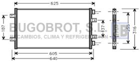 Condensador 62-FT5247 - CONDENSADOR 60 1.2 I - 8V./80 1.2 I - 16V. FIAT PUNTO II