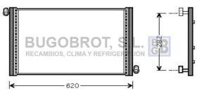 Condensador 62-FT5272 - CONDENSADOR 1.6 I - 16V./LPG/BIPOWER FIAT MULTIPLA