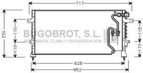 Condensador 62-HD5082 - CONDENSADOR HONDA PRELUDE III