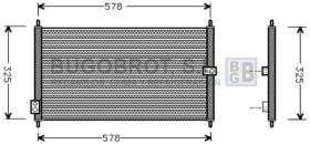 Condensador 62-HD5086 - CONDENSADOR 2.0 I - 16V./2.2 I - 16V. HONDA ACCORD IV COUPE