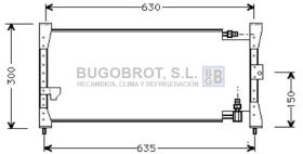 Condensador 62-HD5088 - CONDENSADOR HONDA CIVIC I & III