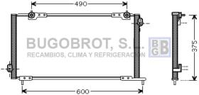 Condensador 62-HD5105 - CONDENSADOR 1.6 I - 16V./1.9 I - 16V./2.0 I - 16V./2.2 I - 1