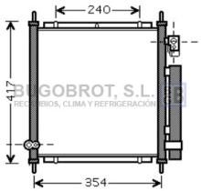 Condensador 62-HD5197 - CONDENSADOR 1.2 I - 8V./1.3 I - 8V. HONDA JAZZ