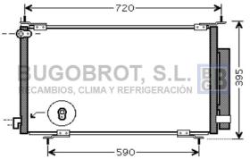 Condensador 62-HD5201 - CONDENSADOR 2.0 I - 16V. HONDA CR V