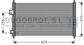 Condensador 62-HD5202 - CONDENSADOR ALL HONDA CIVIC VI