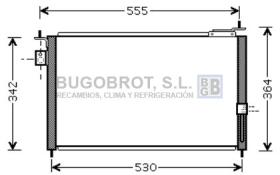 Condensador 62-HD5209 - CONDENSADOR 1.7 CTDI HONDA CIVIC VI