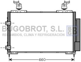 Condensador 62-HD5217 - CONDENSADOR 3.5 I - 24V. HONDA MR V/PILOT