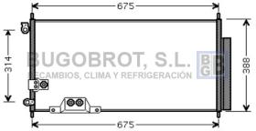 Condensador 62-HD5239 - CONDENSADOR 2.2 CTDI HONDA ACCORD VII