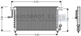 Condensador 62-HY5037 - CONDENSADOR ALL HYUNDAI EXCEL II/PONY III/SCOUPE