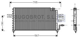 Condensador 62-HY5039 - CONDENSADOR ALL HYUNDAI ELANTRA I/II/LANTRA I/II