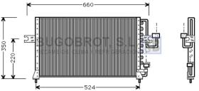 Condensador 62-HY5045 - CONDENSADOR ALL HYUNDAI ACCENT I/EXCEL III/PONY IV/VERNA I