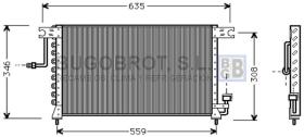 Condensador 62-HY5046 - CONDENSADOR HYUNDAI SCOUPE