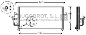 Condensador 62-HY5057 - CONDENSADOR ALL HYUNDAI AVANTE I/ELANTRA III/LANTRA III