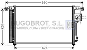 Condensador 62-HY5175 - CONDENSADOR ALL HYUNDAI SANTA FÉ