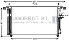 Condensador 62-HY5176 - CONDENSADOR ALL HYUNDAI SANTA FÉ