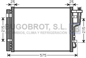 Condensador 62-HY5189 - CONDENSADOR HYUNDAI AVANTE IV/ELANTRA V/I30