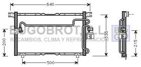 Condensador 62-IS5022 - CONDENSADOR ISUZU RODEO