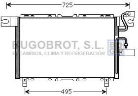 Condensador 62-IS5027 - CONDENSADOR ISUZU TROOPER