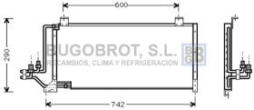 Condensador 62-JE5006 - CONDENSADOR 4.0/5.2 CHRYSLER / JEEP CHEROKEE/COMANCHE/WAGONE