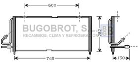 Condensador 62-JE5027 - CONDENSADOR 2.5 TD CHRYSLER / JEEP CHEROKEE