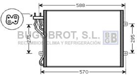 Condensador 62-JE5035 - CONDENSADOR ALL CHRYSLER / JEEP CHEROKEE