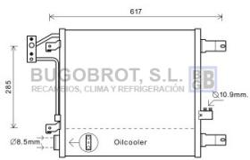 Condensador 62-JE5057 - CONDENSADOR CHRYSLER JEEP WRANGLER