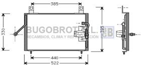 Condensador 62-KA5004 - CONDENSADOR KIA SEPHIA I