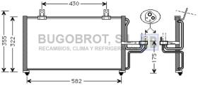 Condensador 62-KA5005 - CONDENSADOR ALL KIA SHUMA I