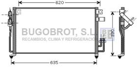 Condensador 62-KA5061 - CONDENSADOR 2.0 I - 16V. KIA JOICE