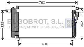 Condensador 62-KA5081 - CONDENSADOR PETROL KIA RIO