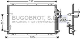 Condensador 62-KA5085 - CONDENSADOR 2.0 CRDI/2.0 CRDIPF KIA CARENS II