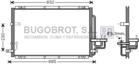 Condensador 62-KA5092 - CONDENSADOR 1.6/1.8/2.0 I - 16V. KIA CARENS II