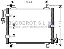 Condensador 62-KA5101 - CONDENSADOR ALL KIA PREGIO