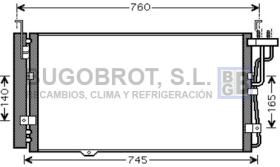 Condensador 62-KA5104 - CONDENSADOR 3.5 I - 24V. KIA OPIRUS