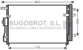 Condensador 62-KA5111 - CONDENSADOR 2.9 CRDI KIA CARNIVAL III