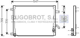 Condensador 62-LC5068 - CONDENSADOR 2.0 I - 20V. TURBO LANCIA KAPPA