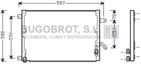 Condensador 62-LC5070 - CONDENSADOR 2.0 I - 20V./2.4 I - 20V. LANCIA KAPPA