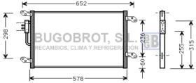 Condensador 62-LC5080 - CONDENSADOR ALL LANCIA LYBRA