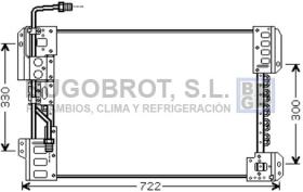 Condensador 62-ME5210 - CONDENSADOR 1835 LS / 2543 LS MERCEDES BENZ AXOR