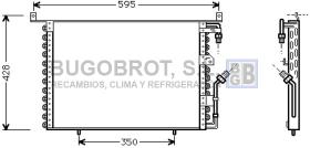 Condensador 62-MS5142 - CONDENSADOR 2.5 DIESEL MERCEDES BENZ W 201 190 SERIE