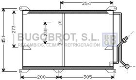 Condensador 62-MS5197 - CONDENSADOR 2.6 I MERCEDES BENZ W 201 190 SERIE