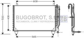 Condensador 62-MS5299 - CONDENSADOR 4.2 I/5.6 I MERCEDES BENZ W 126 SEDAN